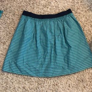 Jcrew striped skirt